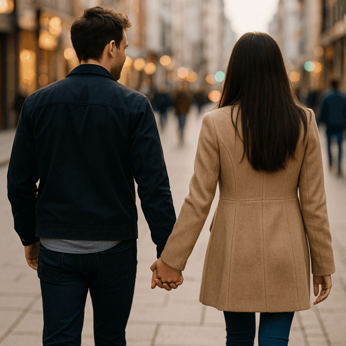 熊本で浮気調査を行う探偵が対象者を尾行しているイメージ