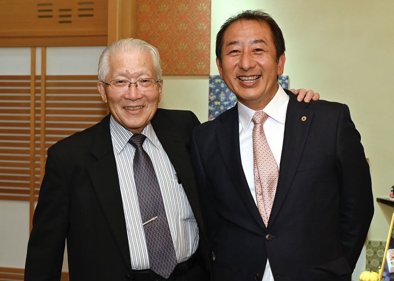 第80代警視総監・井上幸彦氏と代表取締役の親交